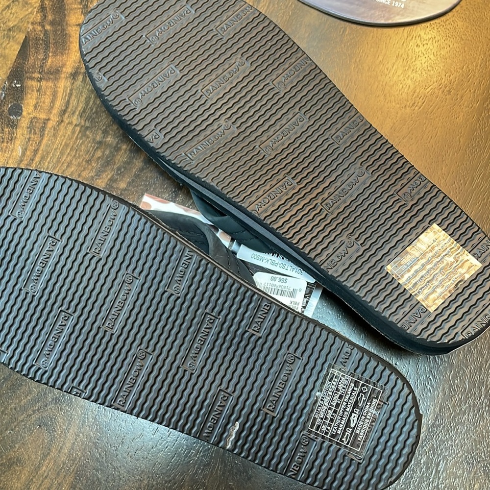 Rainbow premier leather flip flops - Picture 4 of 7